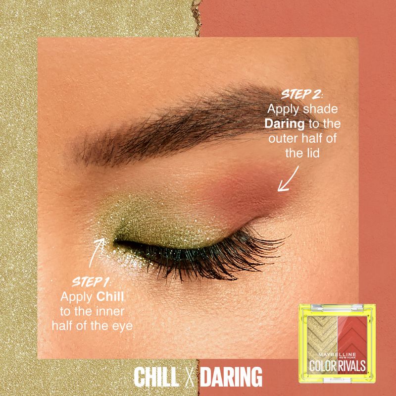 Maybelline - Color Rivals Shadow Duo Palette | Chill X Daring