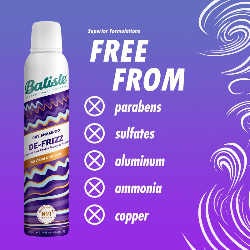 BATISTE - Dry Shampoo De-Frizz | 200 mL