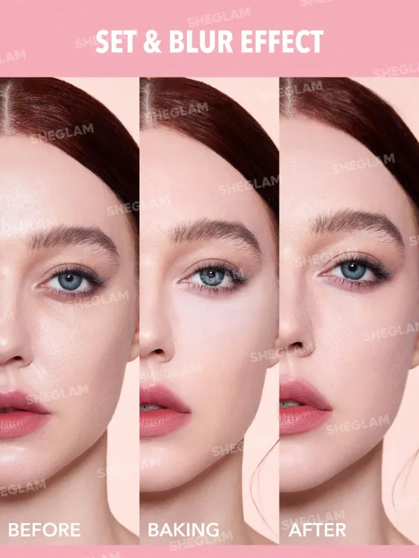 SHEGLAM - Insta-Ready Face &amp; Under Eye Setting Powder Duo | BubbleGum