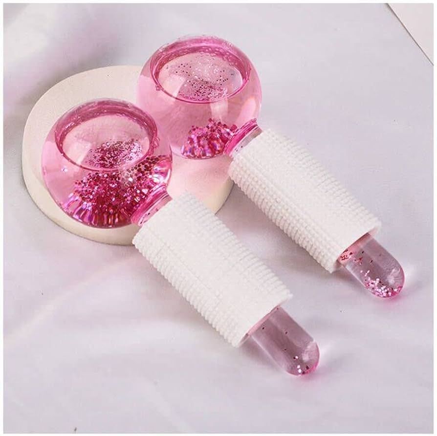 Facial Ice Globes + Makeup Pouch