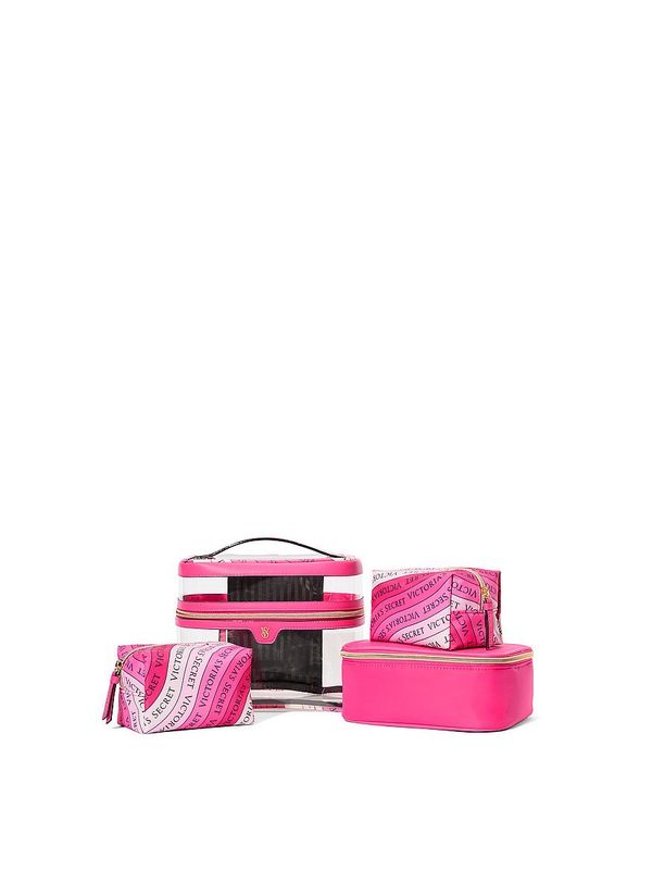 Victoria’s Secret - 4-Piece Makeup Bag | Pink