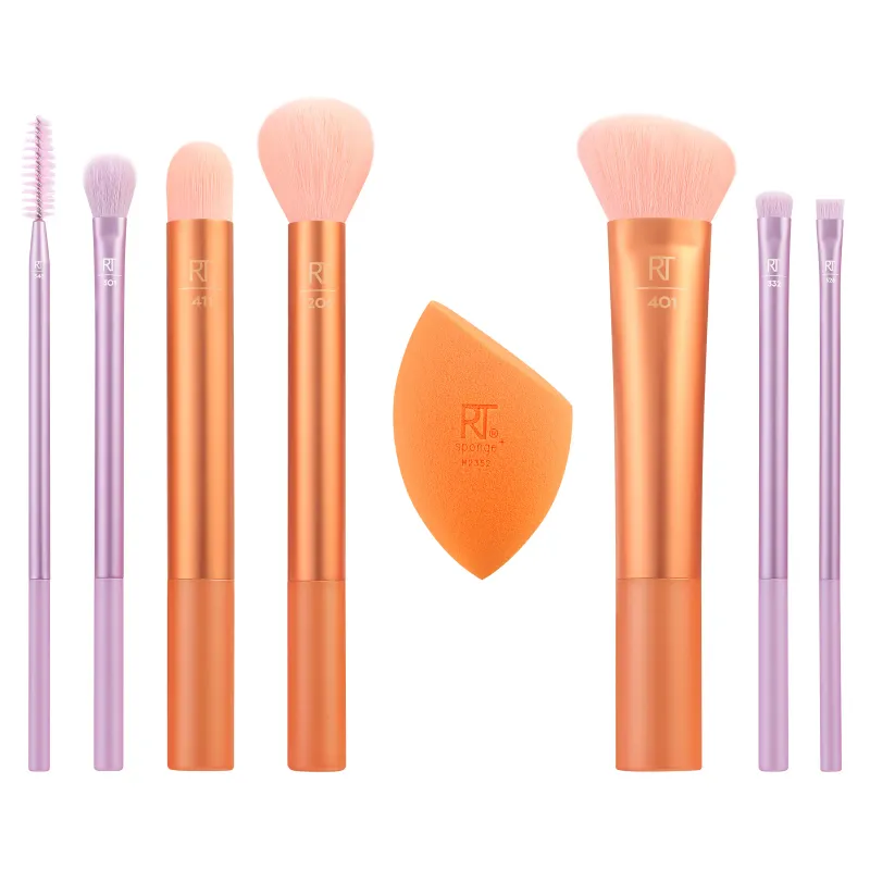 Real Techniques - Level Up Brush + Sponge Set 8 pro-inspired tools