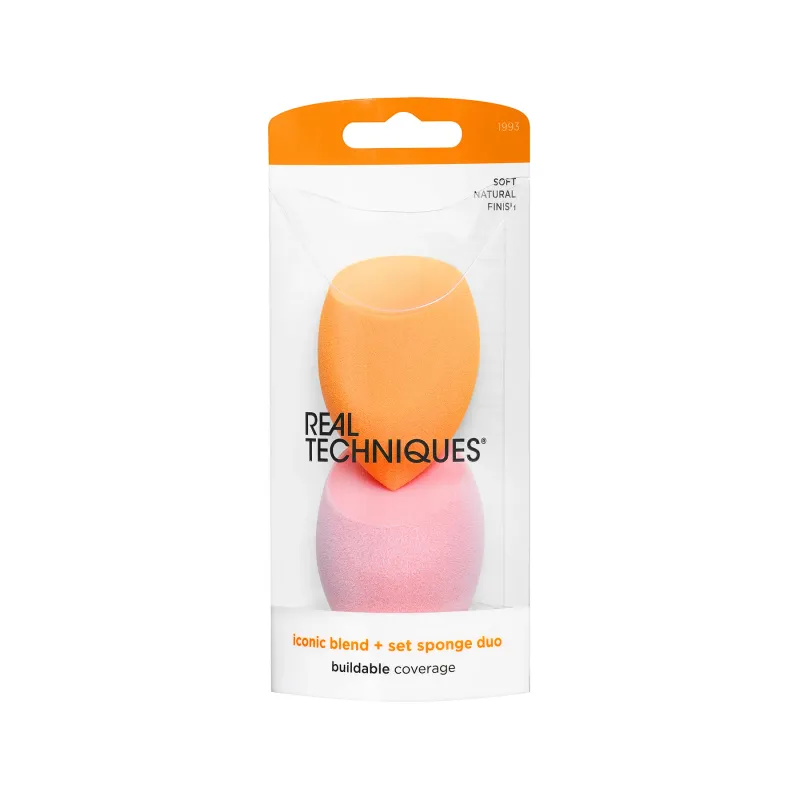 Real Techniques - Iconic Blend + Set Sponge Duo 