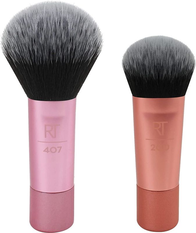 Real Techniques - Mini Brush Duo | for foundation + blush