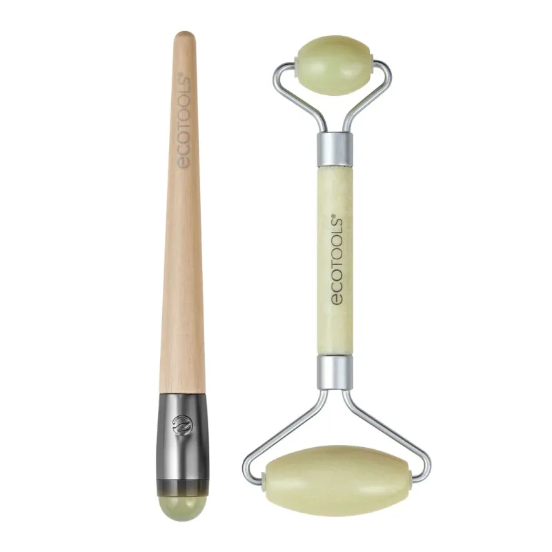 EcoTools - Jade Roller Duo | Face &amp; Eye Roller Duo