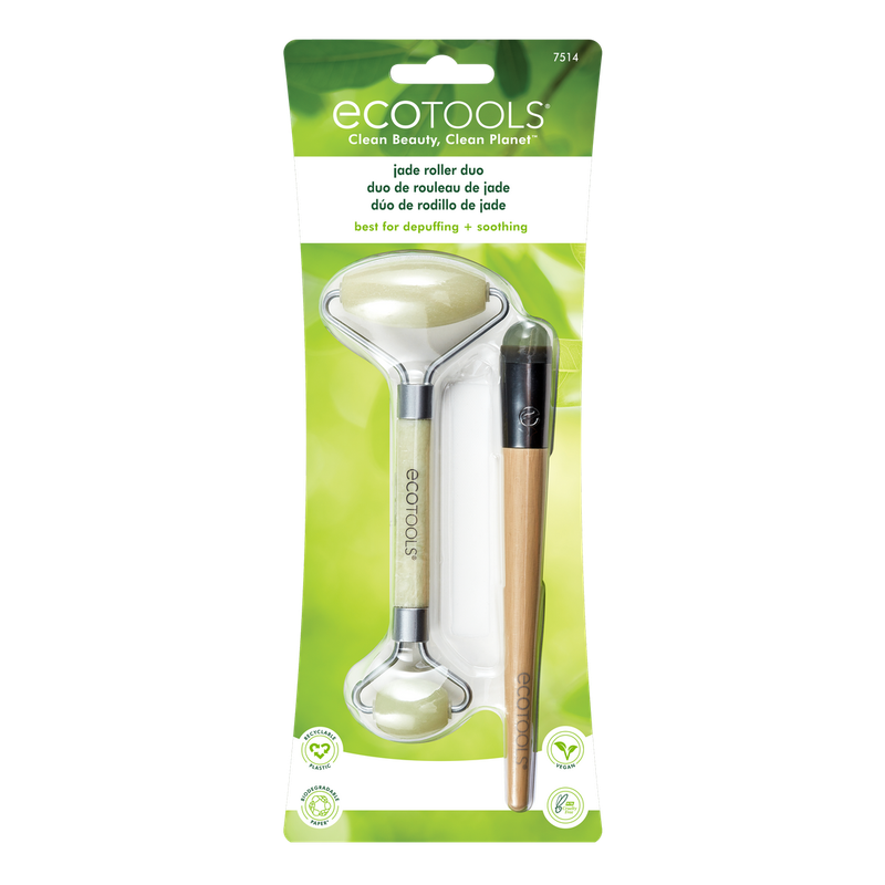 EcoTools - Jade Roller Duo | Face &amp; Eye Roller Duo