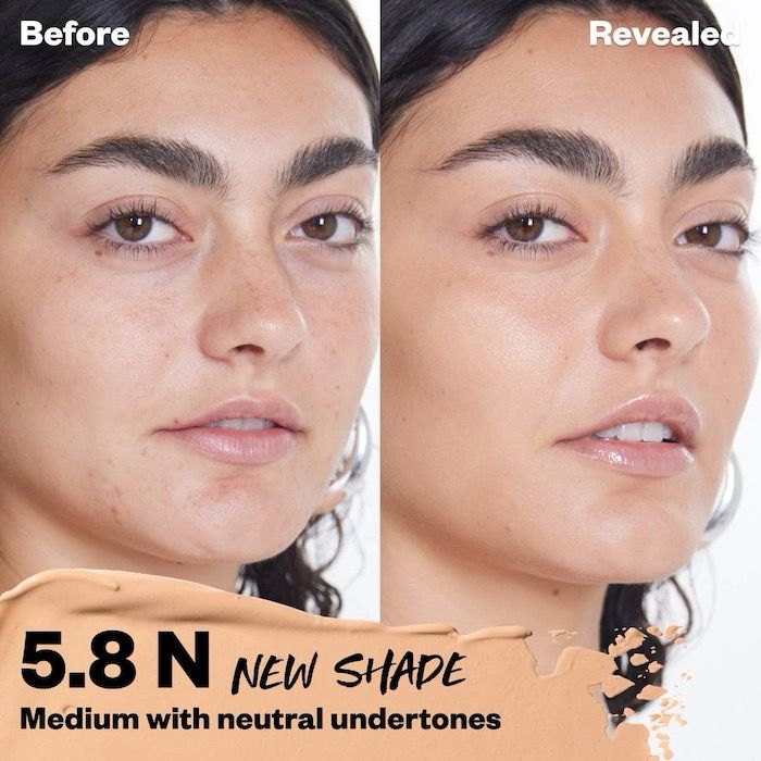 Kosas - Revealer Super Creamy + Brightening Concealer with Caffeine and Hyaluronic Acid | Tone 5.8 N - medium with neutral undertones