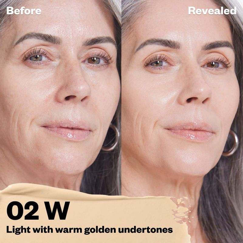 Kosas - Revealer Super Creamy + Brightening Concealer with Caffeine and Hyaluronic Acid | Tone 02 W - light with yellow undertones