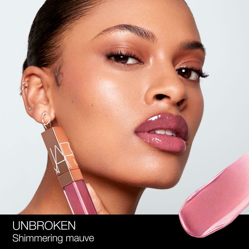 NARS - Afterglow Lip Shine Lip Gloss | Unbroken - shimmering mauve