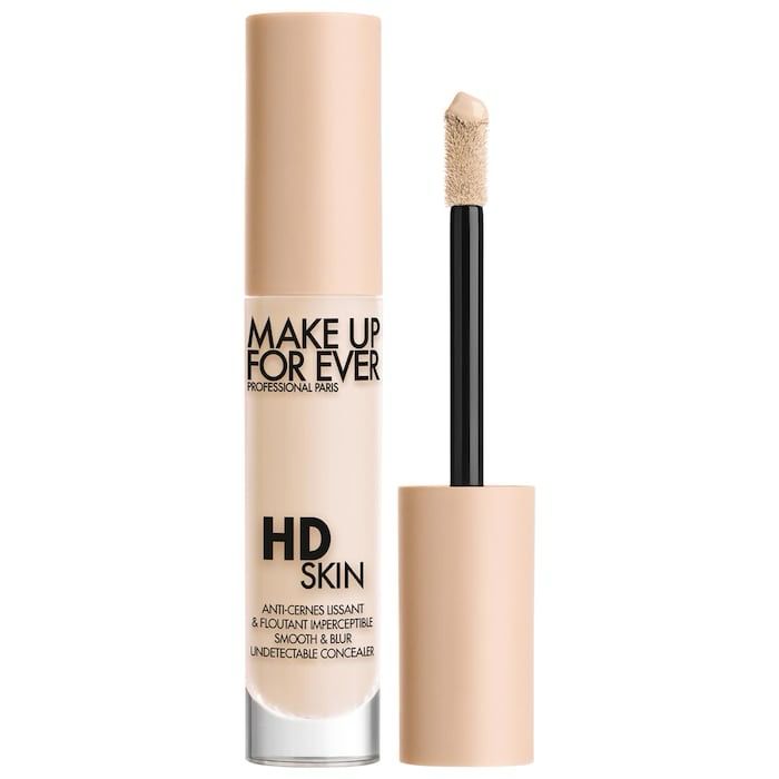 Make Up For Ever - HD Skin Concealer Smooth &amp; Blur Undetectable Under Eye Concealer | 1.0(Y) - Pearl - for very fair skin tones with neutral to golden undertones