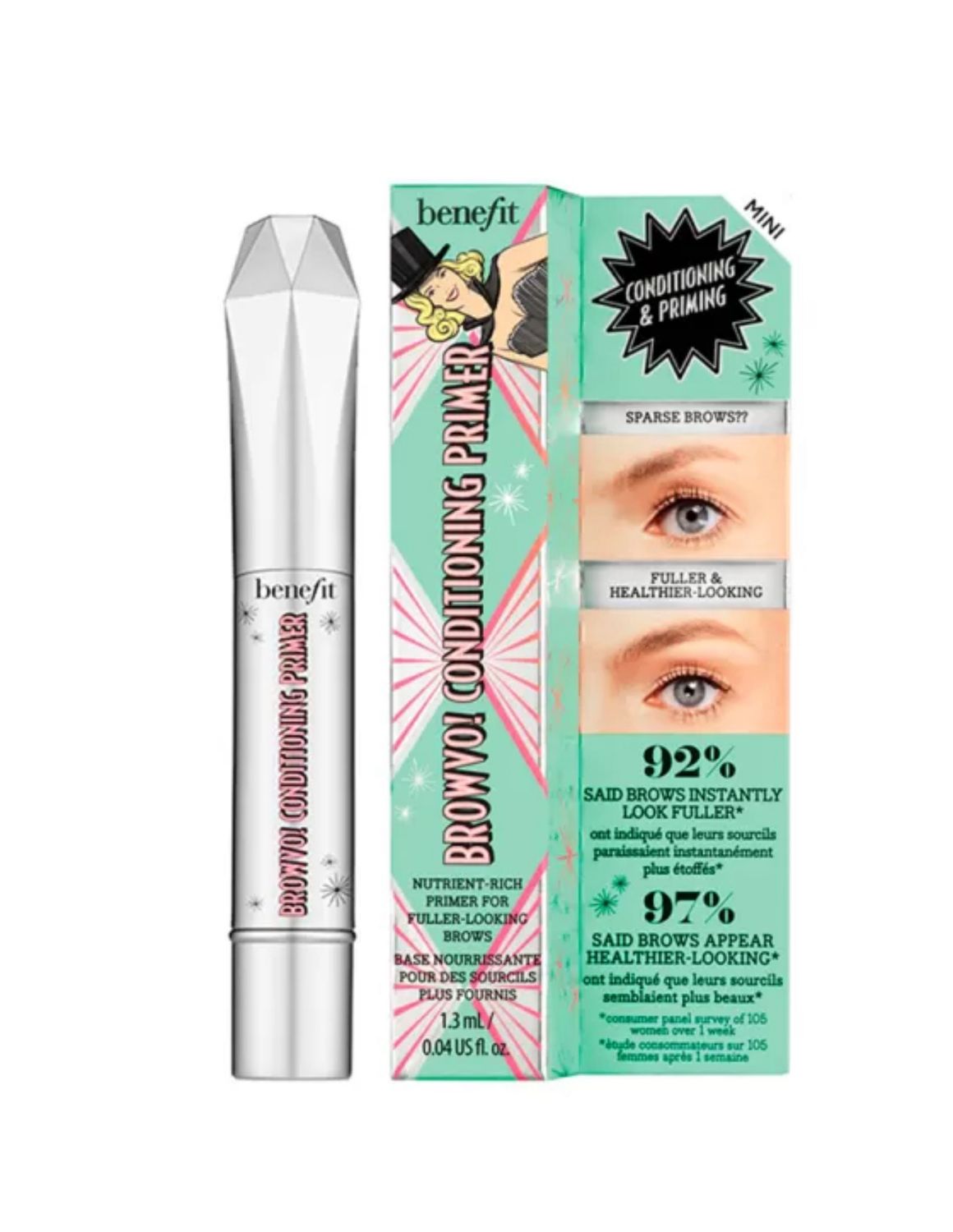 Benefit Cosmetics - BROWVO! conditioning eyebrow primer - Size Mini