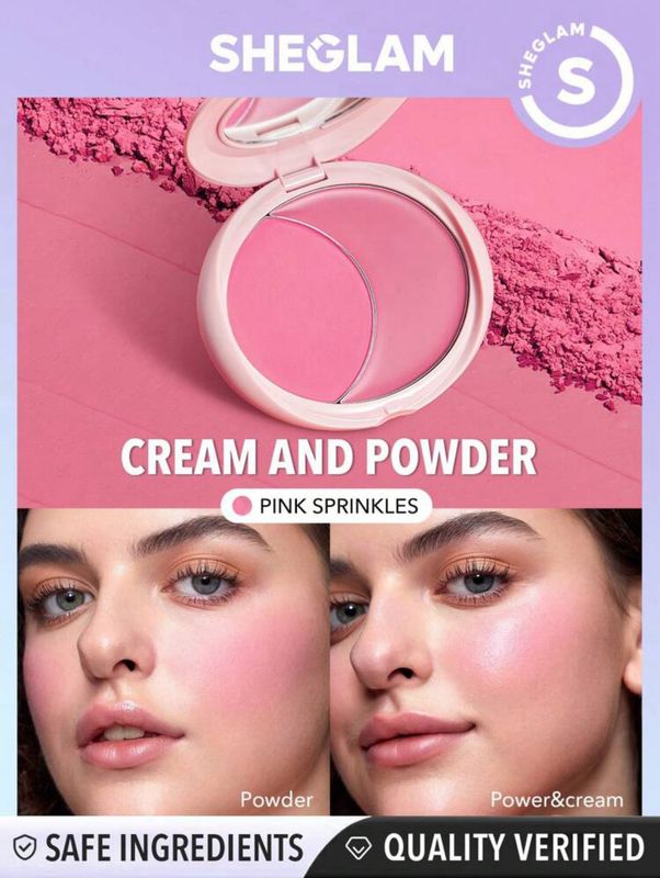 SHEGLAM - Cheek 2 Cheek Blush Duo | Pink Springles