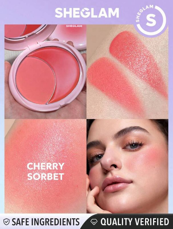 SHEGLAM - Cheek 2 Cheek Blush Duo | Cherry Sorbet