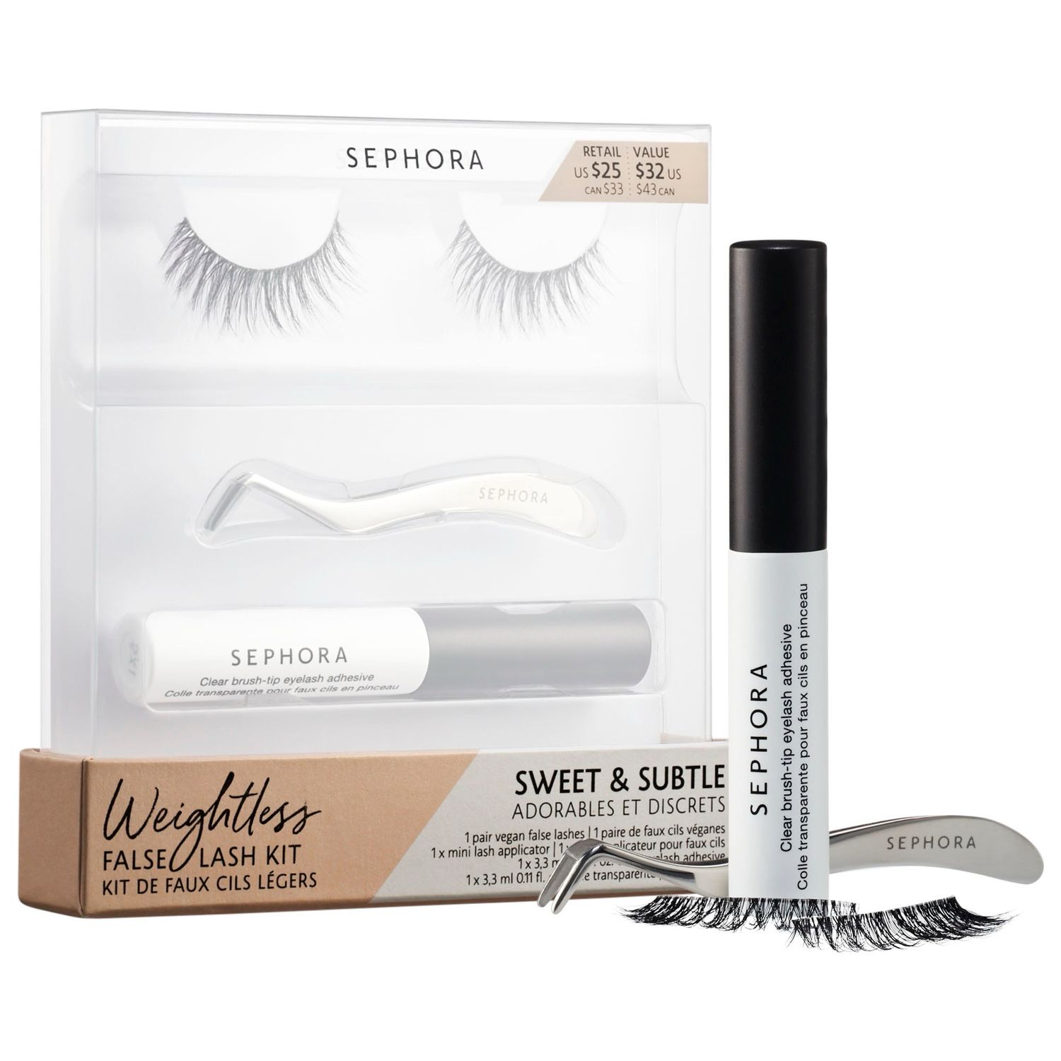 Sephora Collection - Weightless False Eyelash Kit