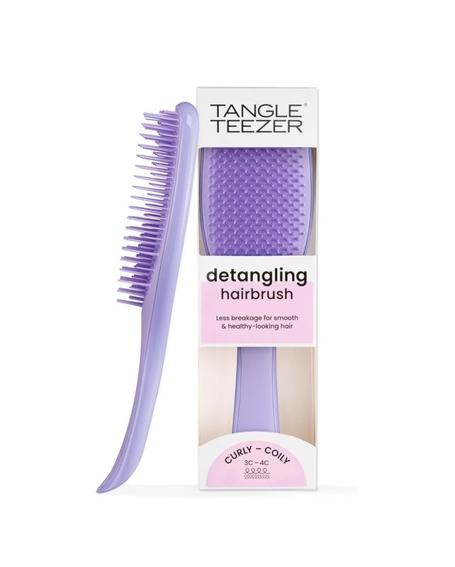 Tangle Teezer - Detangling Hairbrush for Curly Coily Hair | Purple Passion