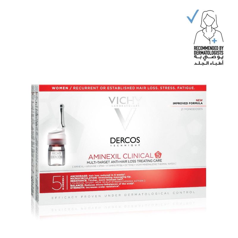 VICHY - Dercos Aminexil Clinical 5 Women - 21 Monodoses