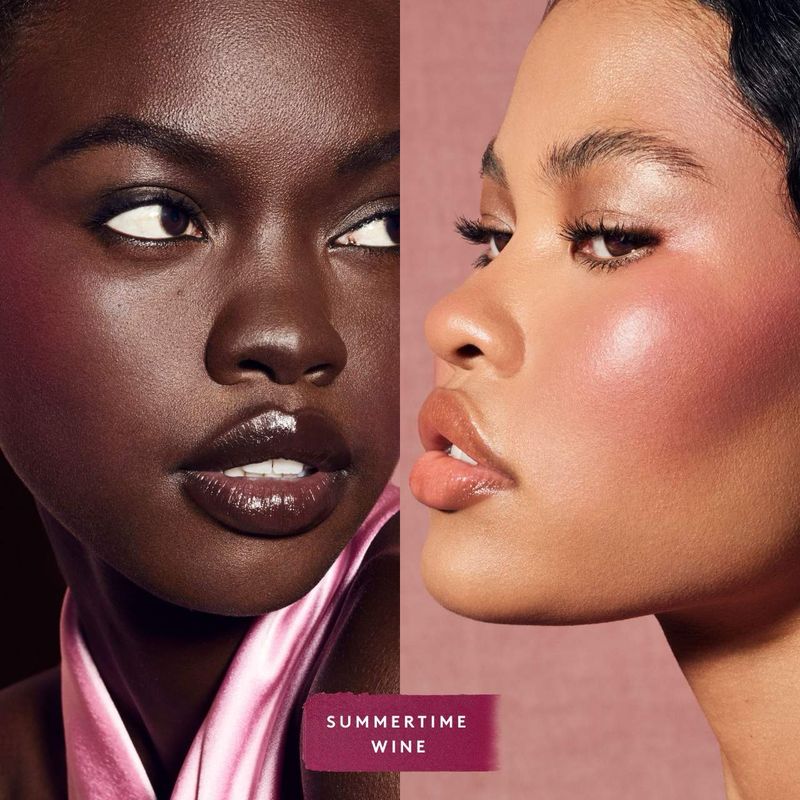 Fenty Beauty - Cheeks Suede Waterproof Powder Blush | Summertime Wine - rich berry