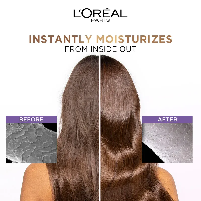 L'ORÉAL PARIS ELVIVE - 72H Hyaluron Moisture Sealing Conditioner for Dehydrated Hair | 200 mL