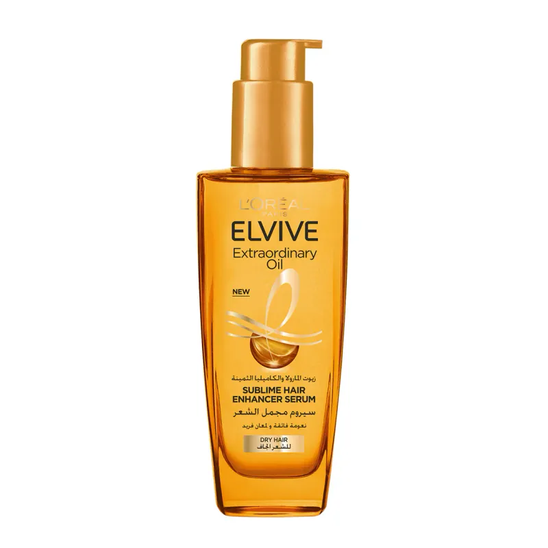 L&#39;ORÉAL PARIS ELVIVE - Extraordinary Hair Oil Treatment Non-Sticky Serum For Dry Hair 100 mL