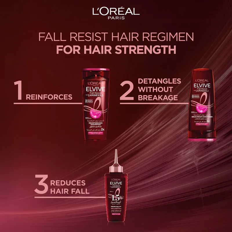 L'ORÉAL PARIS ELVIVE - Fall Resist Anti Hair-Fall Shampoo with Aminexil | 400 mL