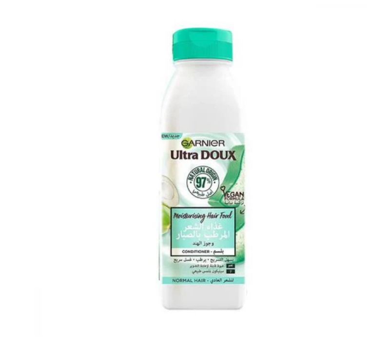 Garnier Ultra Doux - Moisturizing Aloe Vera Hair Food Conditioner for Normal Hair 350 mL