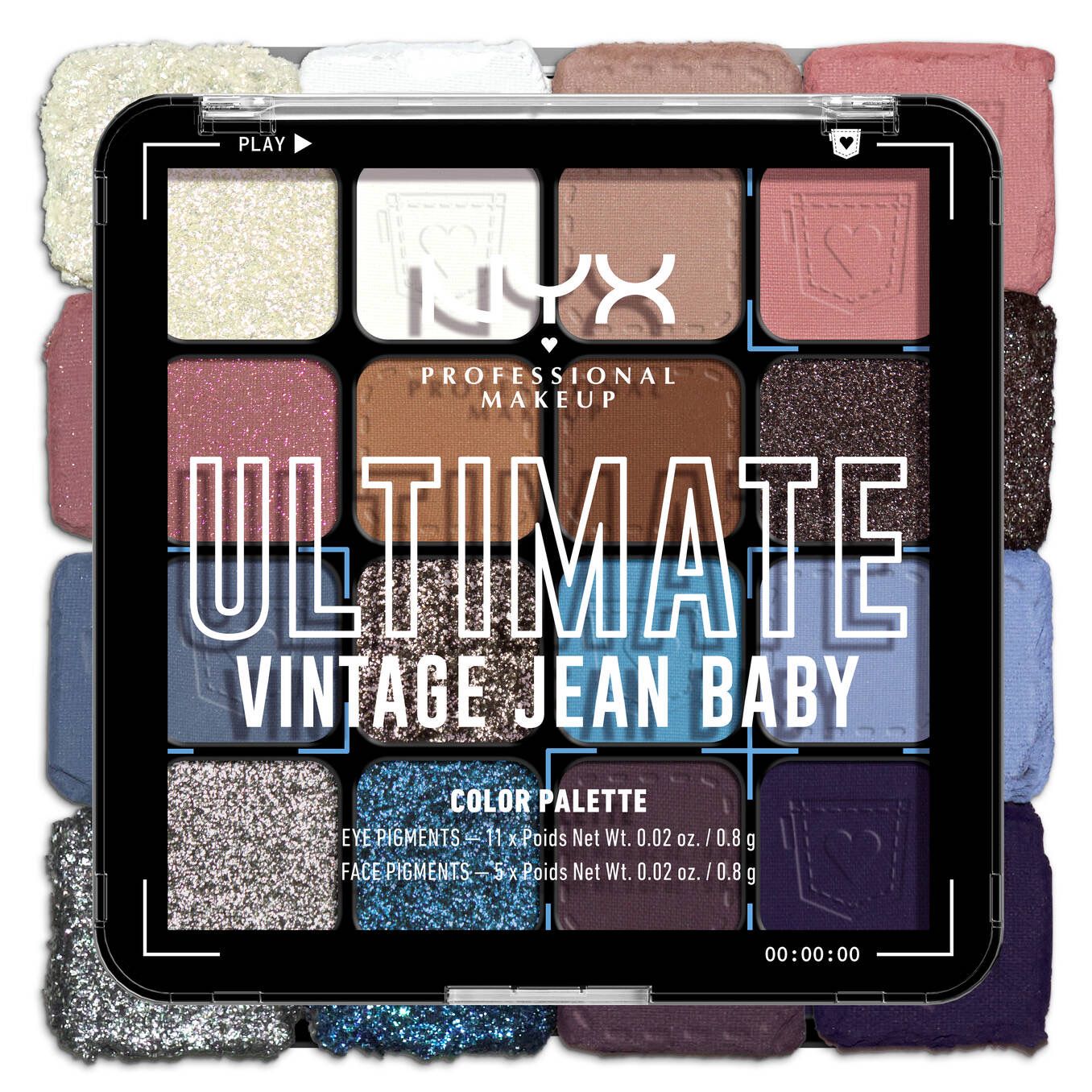 NYX - Ultimate Shadow Palette | 01 Vintage Jean Baby