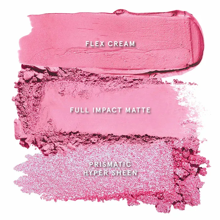 ONE/SIZE - Cheek Clapper 3D Blush Trio Palette | Attention Seeker - True Bubblegum Pink Blush Trio