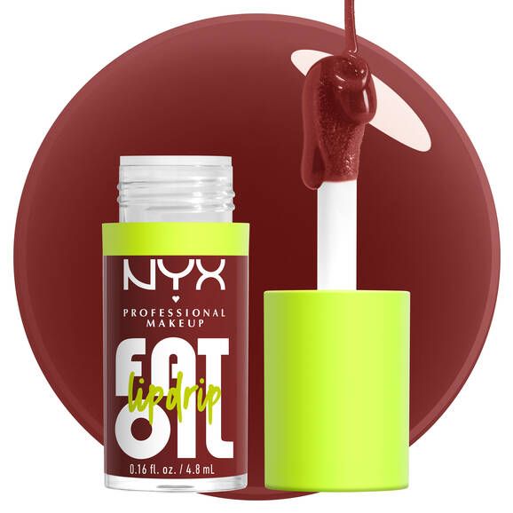 NYX - Fat Oil Lip Drip | Inside Scoop - plum brown
