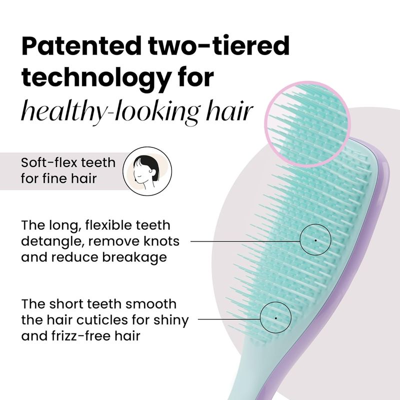 Tangle Teezer - The Ultimate Wet Detangler - Straight or Curly Hair | Mint/Lilac