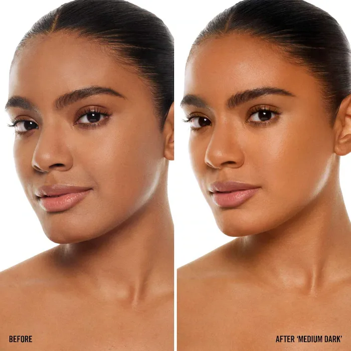MAKEUP BY MARIO - Softsculpt® Multi-Use Bronzing &amp; Shaping Serum | Medium Dark - natural skin-like finish for medium-dark skin tones