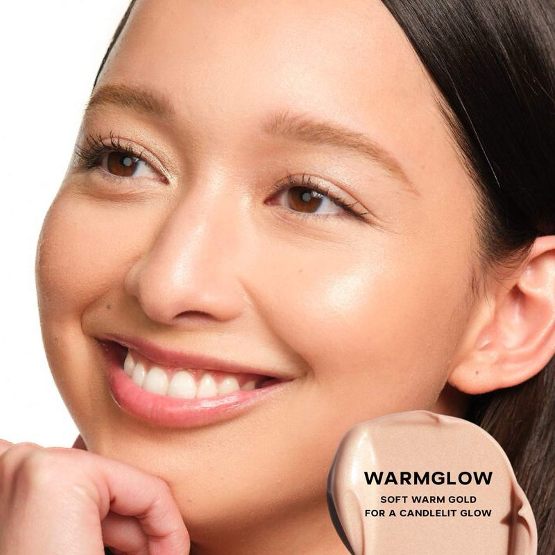 Saie - Glowy Super Gel Lightweight Dewy Highlighter | Warmglow - universal soft warm gold