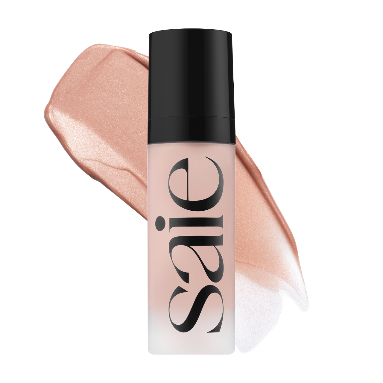 Saie - Mini Glowy Super Gel Lightweight Dewy Highlighter | Roseglow - universal rose gold glow