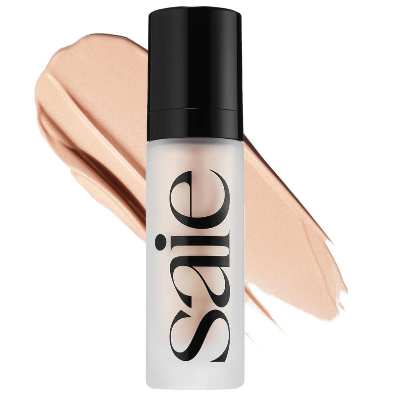 Saie - Glowy Super Gel Lightweight Dewy Highlighter | Warmglow - universal soft warm gold