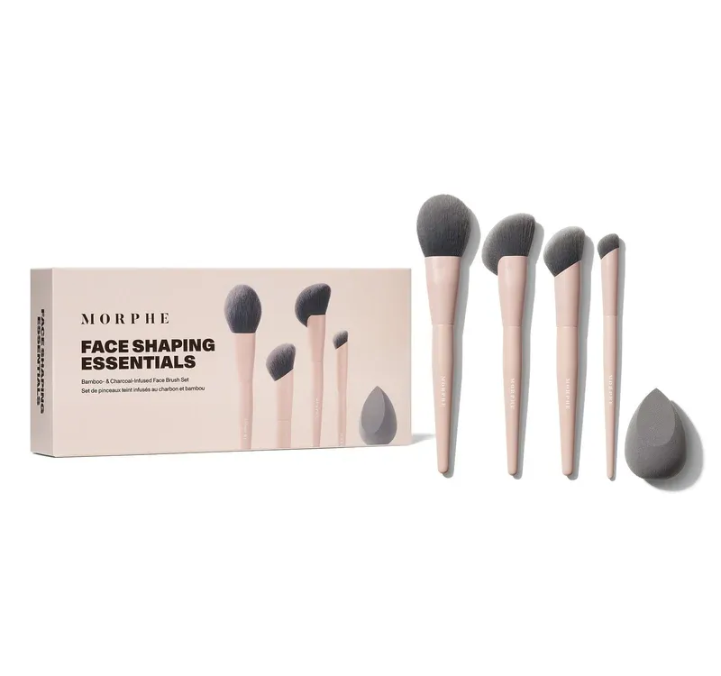 MORPHE - Face Shaping Essentials Bamboo &amp; Charcoal Brush Set