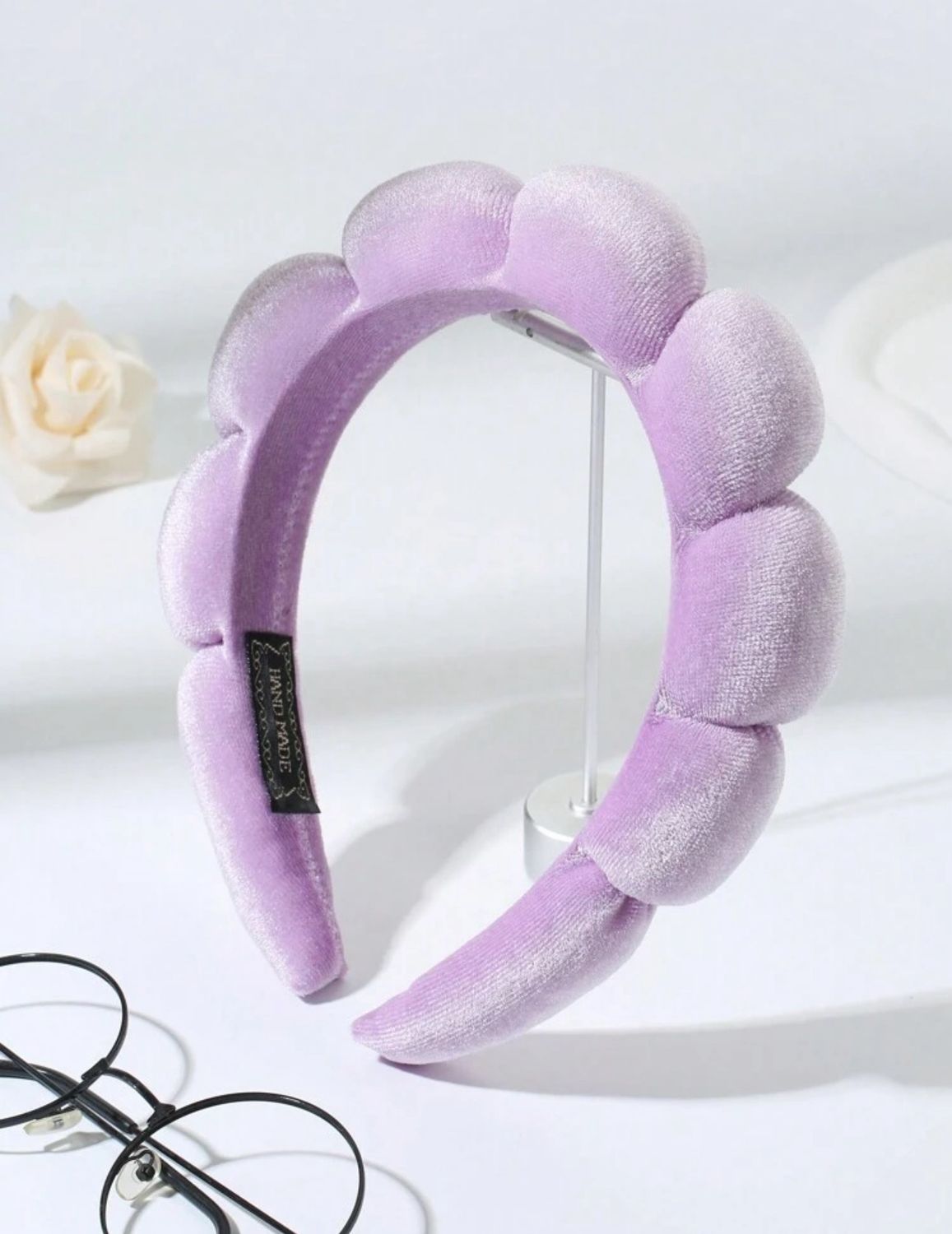 Cloud Velvet Headband | Purple