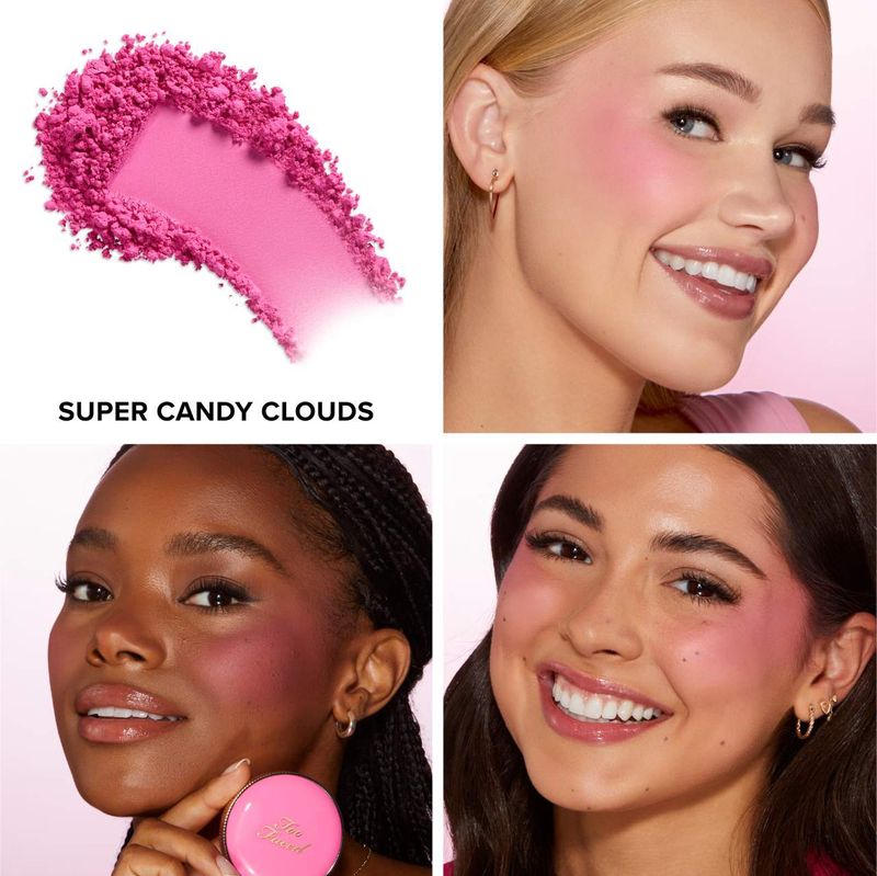 Too Faced - Cloud Crush Blurring Blush | Super Candy Clouds - cool-tone fuchsia