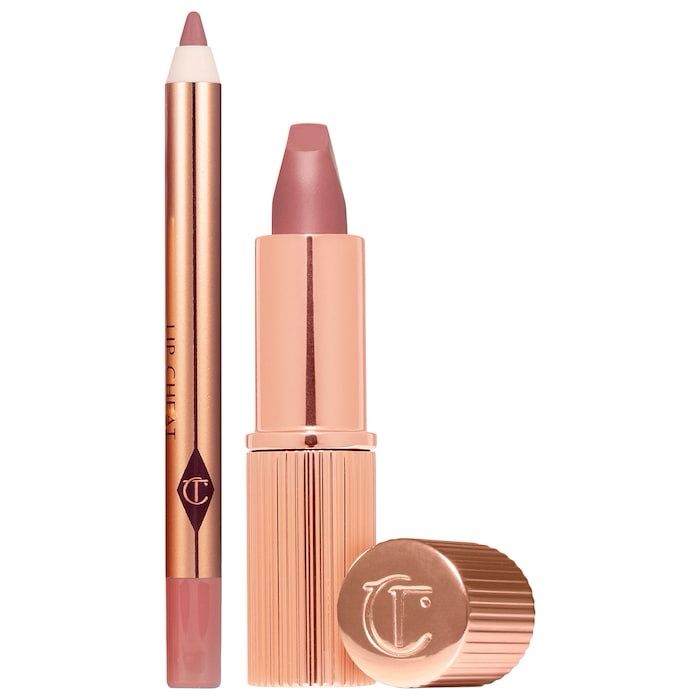 Charlotte Tilbury - Mini Pillow Talk Lipstick &amp; Liner Set | Pillow Talk