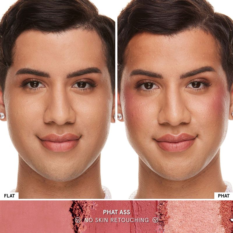 ONE/SIZE - Cheek Clapper 3D Blush Trio Palette | Phat Ass - Rich Mid-Tone Rose Petal Pink Trio