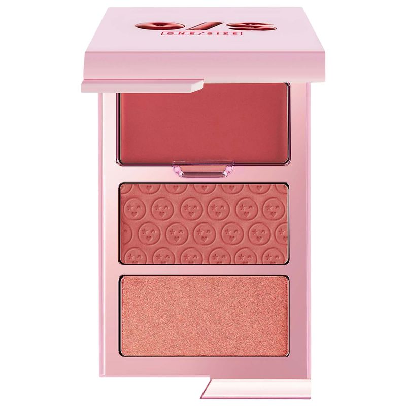 ONE/SIZE - Cheek Clapper 3D Blush Trio Palette | Phat Ass - Rich Mid-Tone Rose Petal Pink Trio