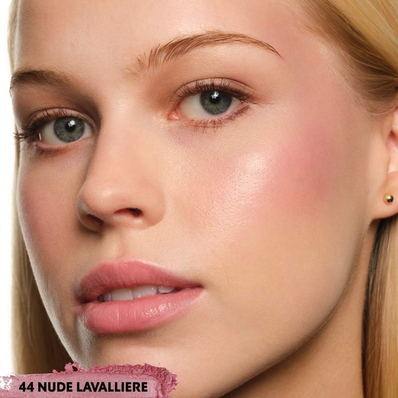 YSL - Make Me Blush 24H Buildable Powder Blush | 44 Nude Lavalliere - iconic dusty pink satin