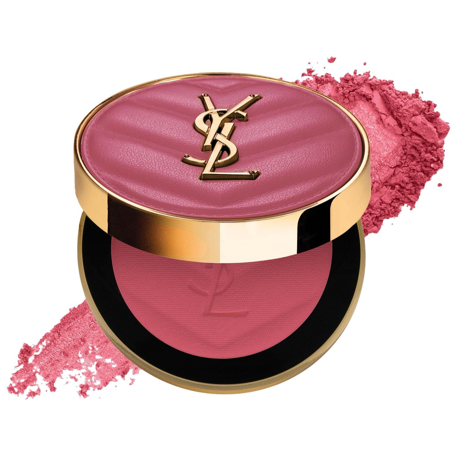 YSL - Make Me Blush 24H Buildable Powder Blush | 54 Berry Bang - pink raspberry matte