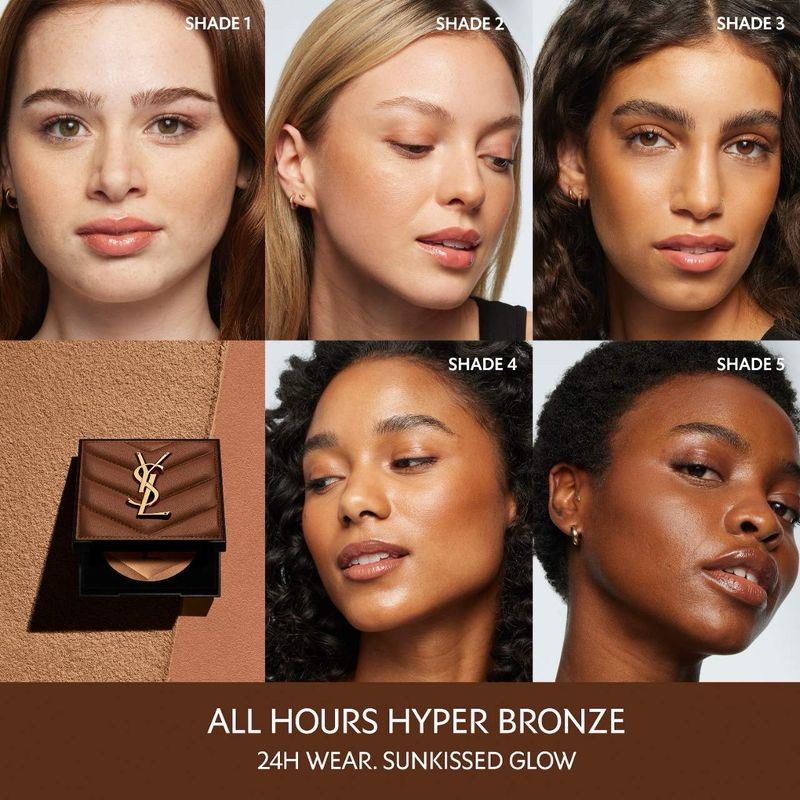 YSL - All Hours 24H Hyper Sunkissed Glow Bronzer | shade 4 - sandalwood