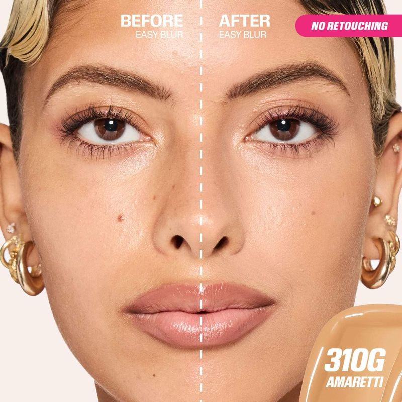 Huda Beauty - Easy Blur Natural Airbrush Foundation With Niacinamide | Amaretti 310G