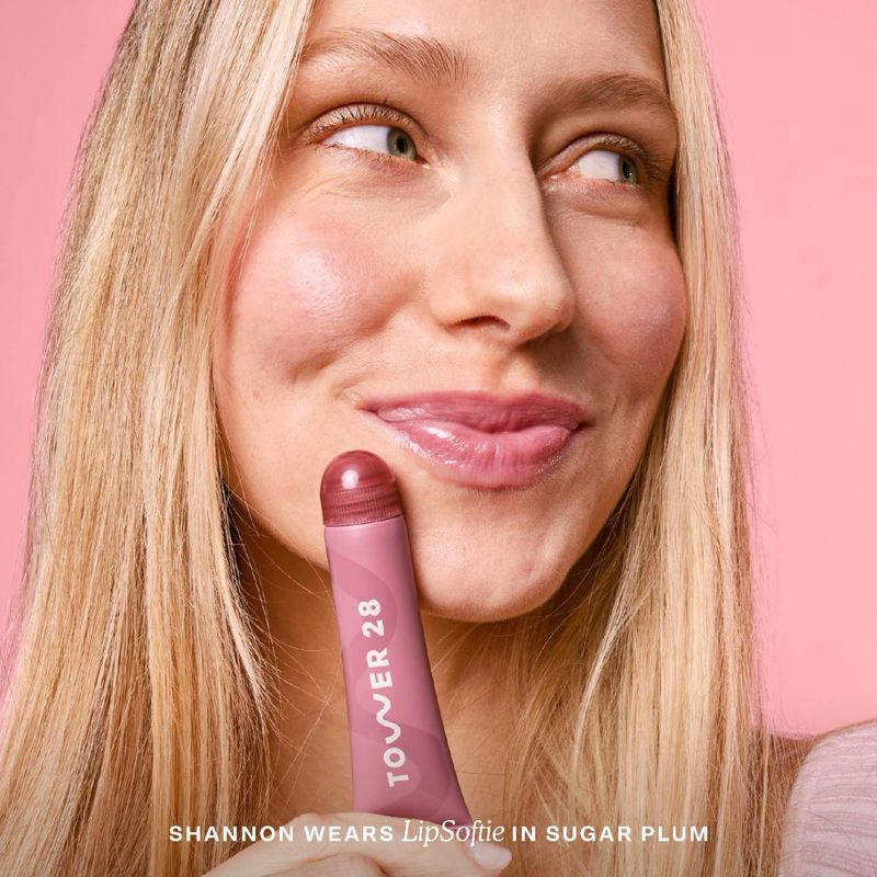 Tower 28 - LipSoftie™ Hydrating Tinted Lip Treatment Balm | Sugar Plum - sheer mauve