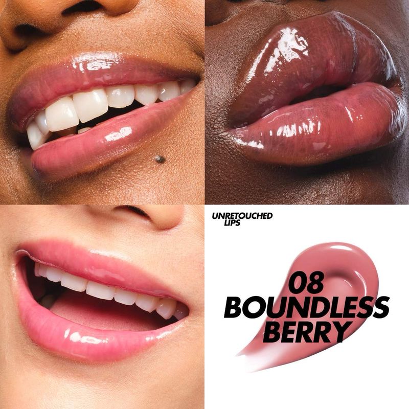 Make Up For Ever - Super Boost Moisturizing &amp; Plumping Lip Gloss | 08 Boundless Berry