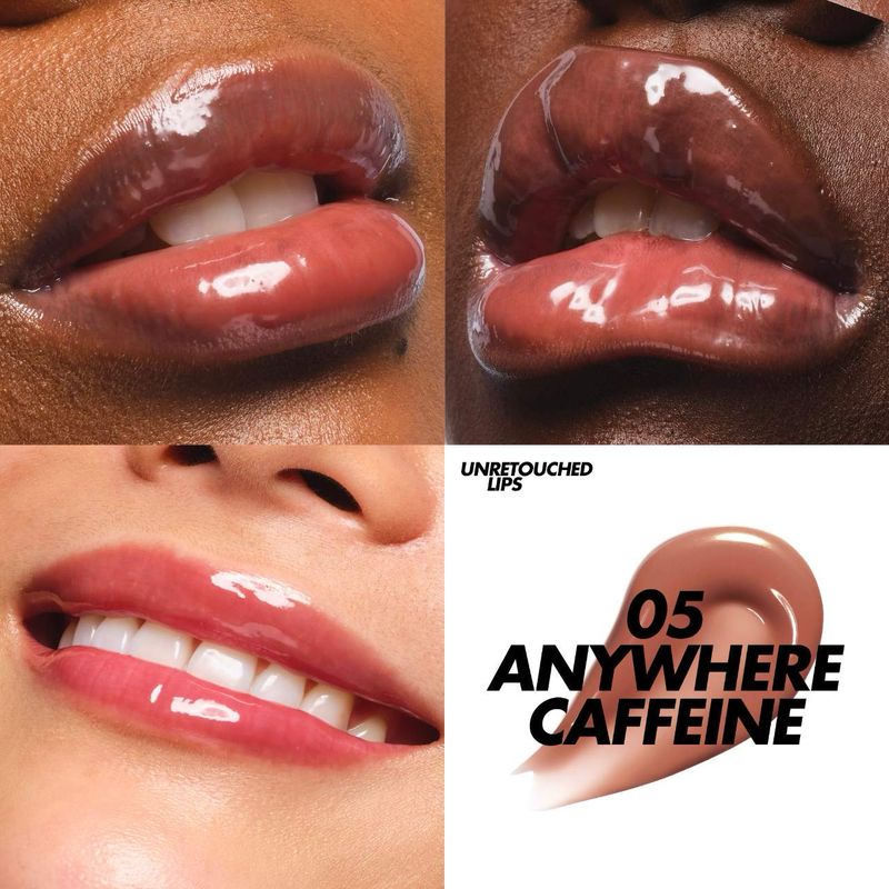 Make Up For Ever - Super Boost Moisturizing &amp; Plumping Lip Gloss | 05 Anywhere Caffeine 