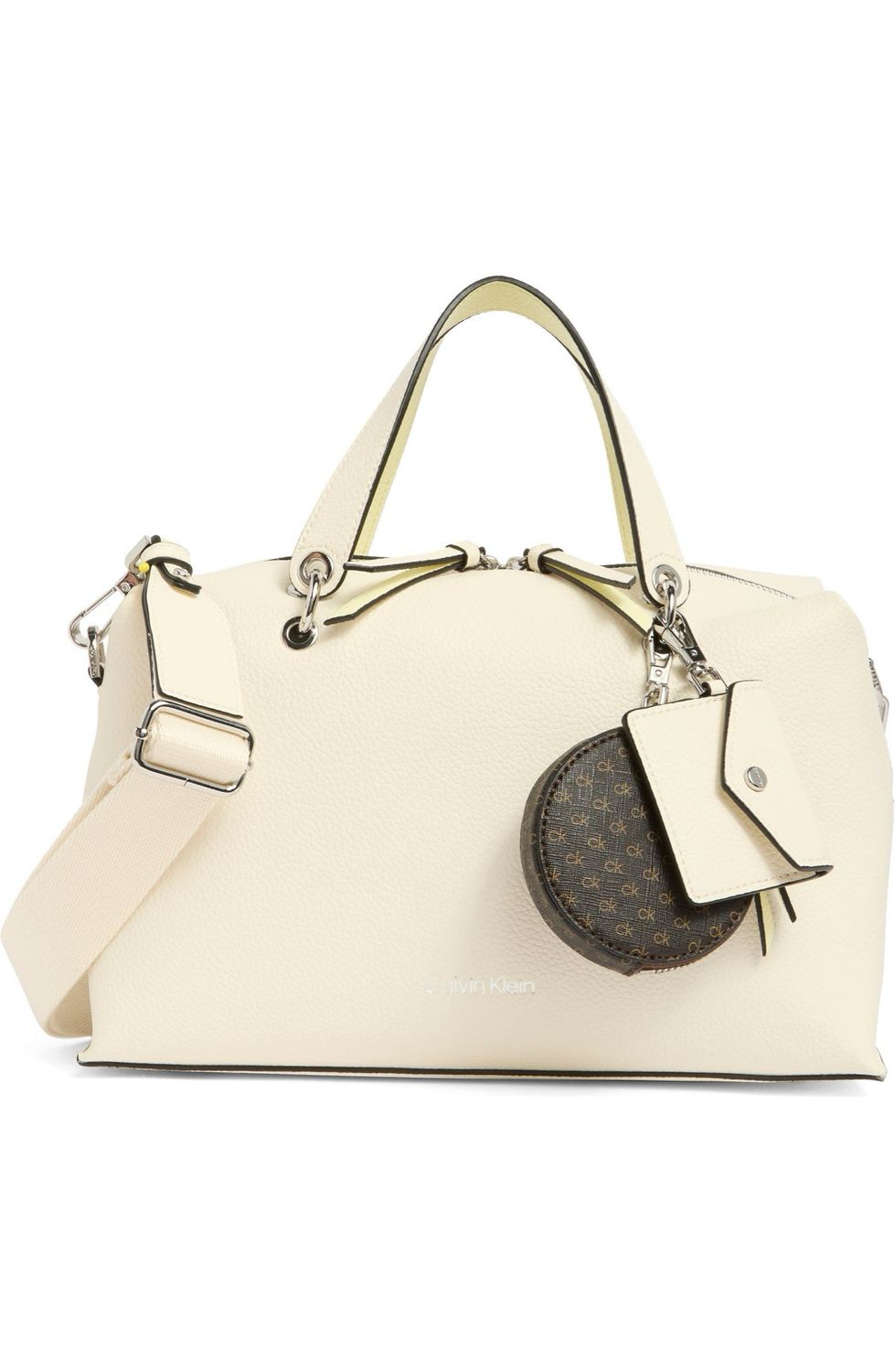 Calvin Klein - Cali Top Handle Satchel | Cherub White 