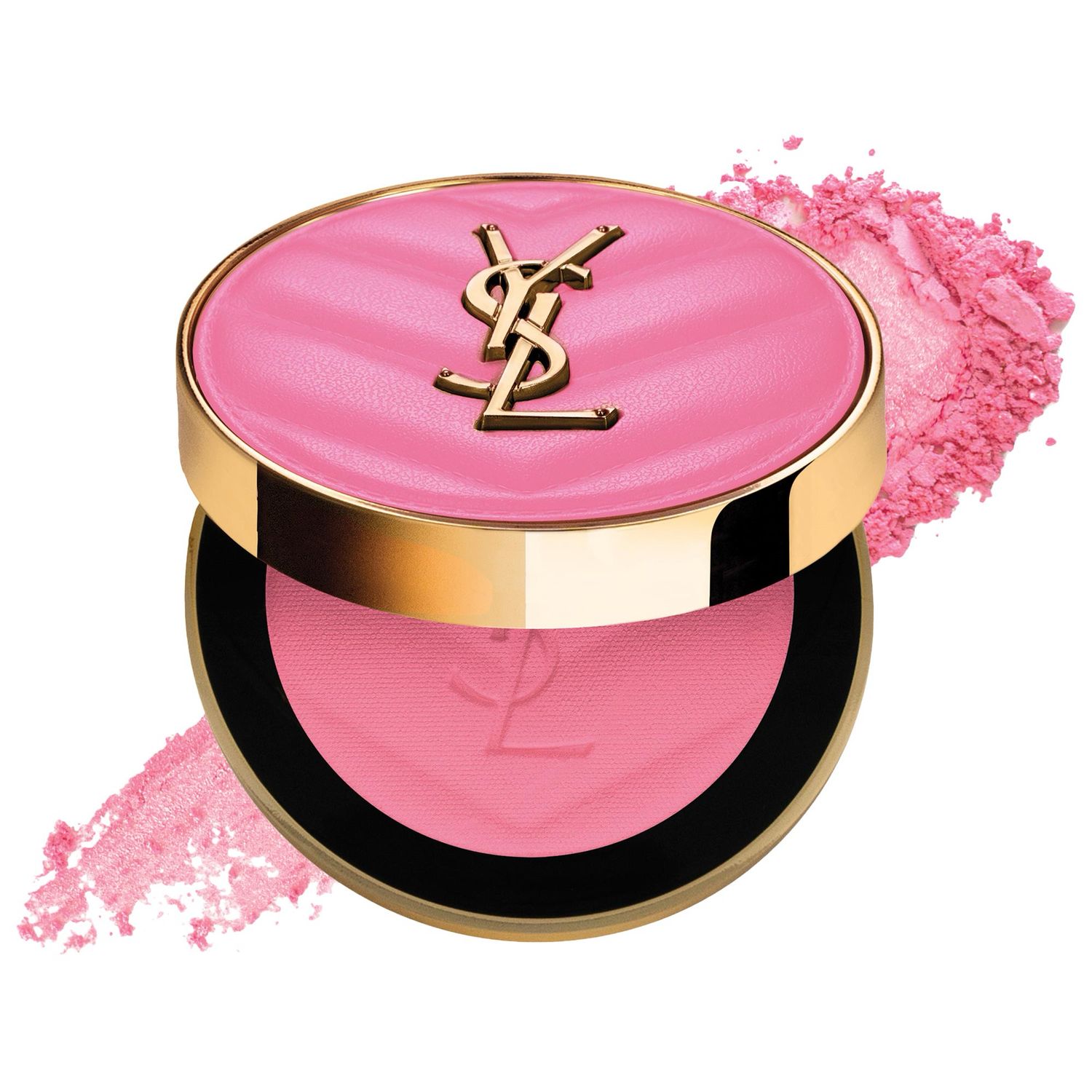 YSL - Make Me Blush 24H Buildable Powder Blush | 87 Pink Voltage - cool vibrant pink matte