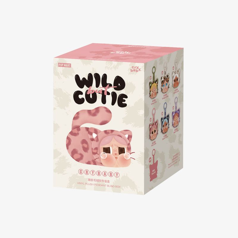 POP MART CRYBABY Wild But Cutie - Vinyl Face Plush