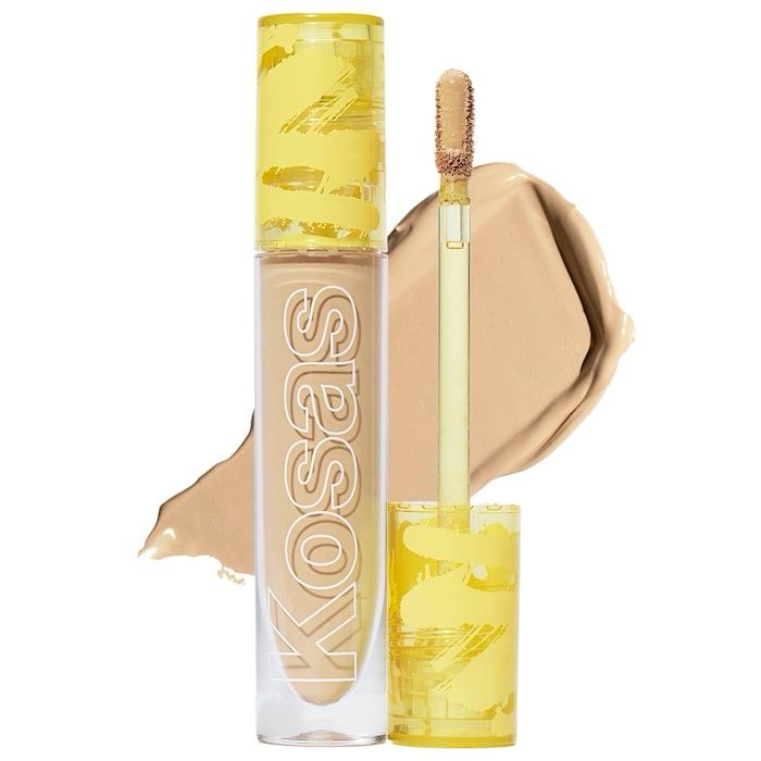 Kosas - Revealer Super Creamy + Brightening Concealer with Caffeine and Hyaluronic Acid | Tone 5.5 O - medium with subtle olive undertones